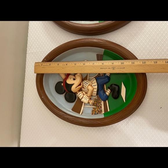 Walt Disney Productions” Mickey Mouse & Donald Duck Vintage Wall Hangings. - Picture 5 of 5